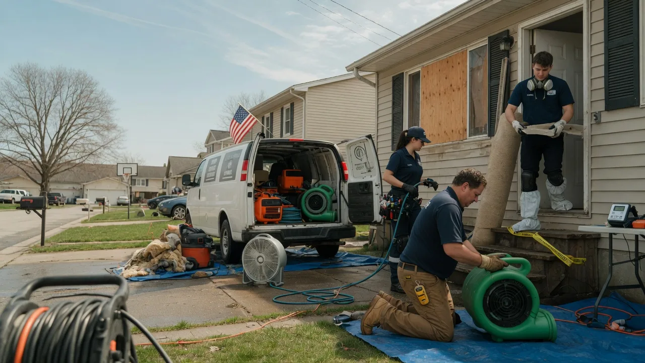 Water Damage Restoration in Racine, WI near me